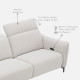 VENICE 3-Seater L-Shape Electric Recliner Sofa L280 VENICE 3-Seater L-Shape Electric Recliner Sofa L280
